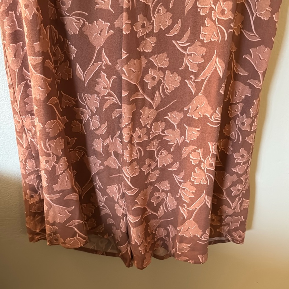 Knot Sisters Petty Jumpsuit in Sienna Tulips Pockets Women's Large Floral - Picture 8 of 16